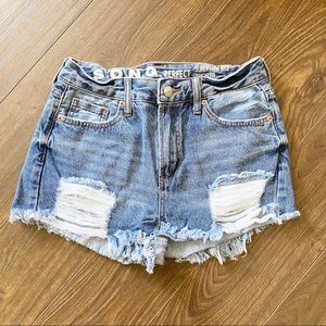 High Wasted Denim Shorts